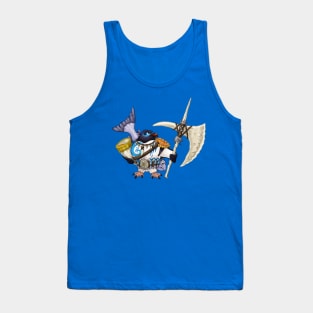 Chief Popper the Barbarian Penguin Tank Top